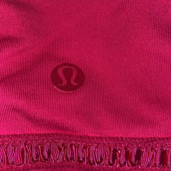 Lululemon Fuchsia V-Neck Yoga Top - Picture 3 of 4